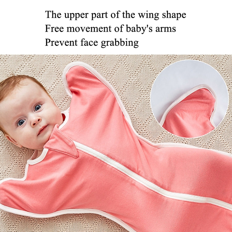 Insular Baby Cotton Quilt Newborn Swaddle Sleeping Bag Blanket, Size: 60cm For 0-3 Months(Rose Red)