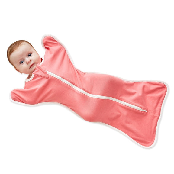 Insular Baby Cotton Quilt Newborn Swaddle Sleeping Bag Blanket, Size: 60cm For 0-3 Months(Blue)