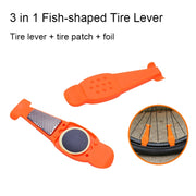 Multifunctional Bicycle Tire Changing Tool, Color: Black