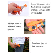 Multifunctional Bicycle Tire Changing Tool, Color: Blue