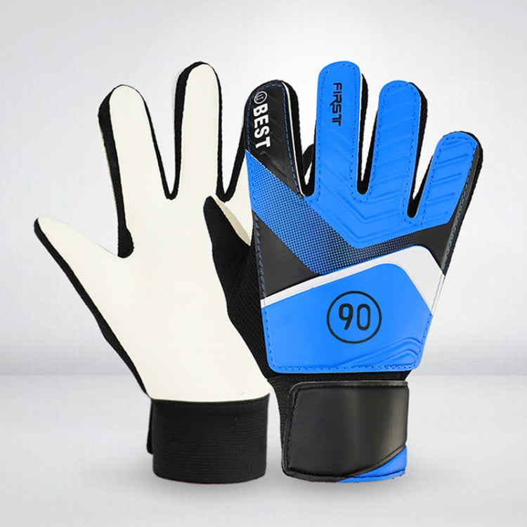Children Football Goalkeeper Glove Latex Anti-Collision Goalkeeper Gloves, Size: 7(Blue) - Safety Gloves by PMC TechLife | Online Shopping South Africa | PMC TechLife | Buy Now Pay Later Mobicred