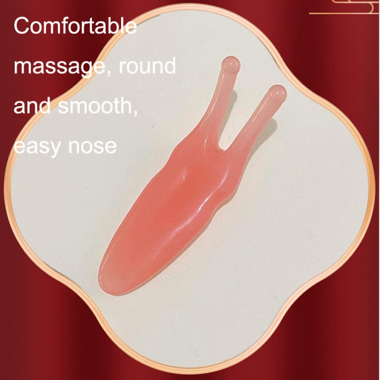 5 PCS Nose Scraping Device Respiratory Tract Clearing Nose Beauty Device(Amber)