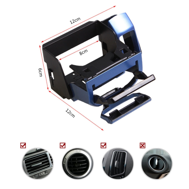 2 PCS SD-1012 Car Multifunctional Drink Holder Garbage Box(Silver)