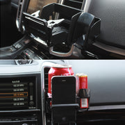2 PCS SD-1012 Car Multifunctional Drink Holder Garbage Box(Blue)