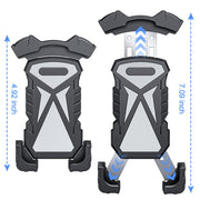 L101+M011 Outdoor Cycling Mechanical Locking Phone Holder(Green)