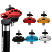 FMFXTR Bicycle Saddle Clamp Code Screw Connector(Double Rail Black)