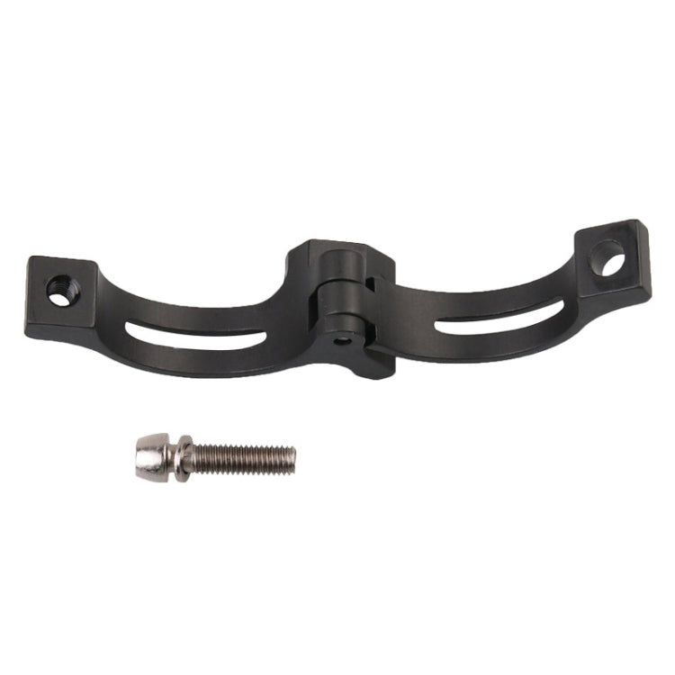FMFXTR Bike Front Derailleur Clamp Straight Lock Turn to Clamp Converting Seat(Black 31.8mm) - Pipe clamps by FMFXTR | Online Shopping South Africa | PMC TechLife | Buy Now Pay Later Mobicred