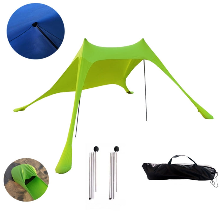 Outdoor Beach Lycra Canopy Camping Tent Sunshade Fishing Tent, Size: 210x200x150cm(Red) - free shipping - PMC TechLife - Order now!