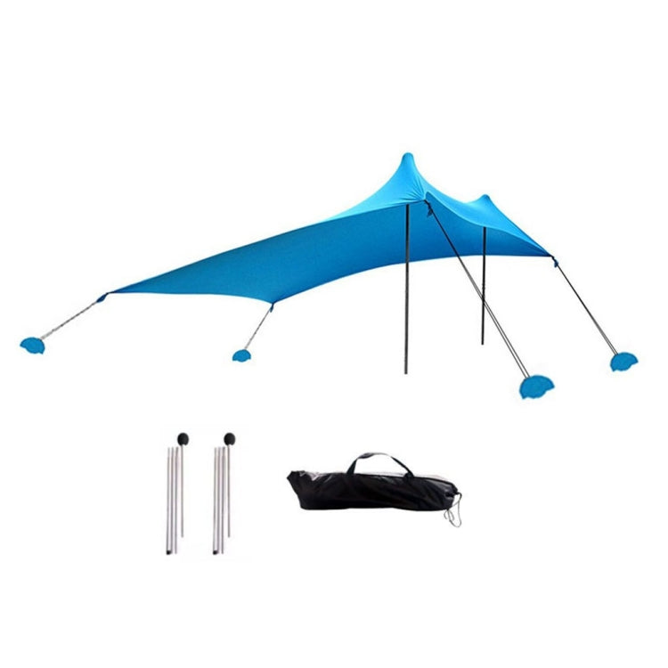 Outdoor Beach Lycra Canopy Camping Tent Sunshade Fishing Tent, Size: 210x160x150cm(Blue) - Tents & Accessories by PMC TechLife | Online Shopping South Africa | PMC TechLife