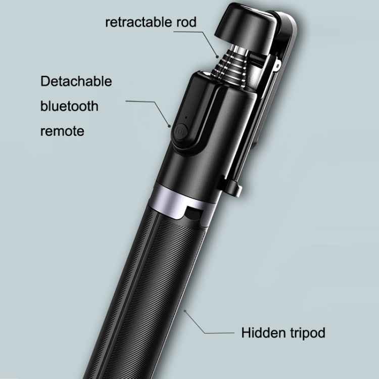 AB403 Live Broadcast Landing Integrated Telescopic Mobile Phone Triangle Bracket(Black) - Selfie Sticks by PMC TechLife | Online Shopping South Africa | PMC TechLife