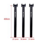 FMFXTR Bicycle Extended Saddle Seat Tube Double Nail Straight Tube, Specification: 27.2mm(Blue)