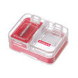 Imakara Mini Square Portable Sealed Medicine Cutter Dispenser Box(Red) - free shipping - PMC TechLife - Order now!