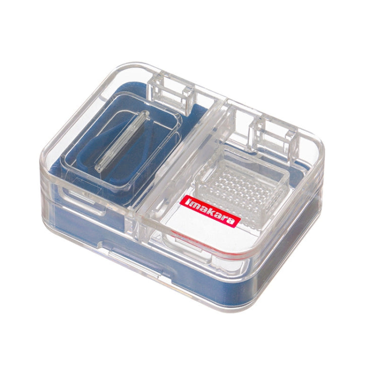Imakara Mini Square Portable Sealed Medicine Cutter Dispenser Box(Blue) - free shipping - PMC TechLife - Order now!