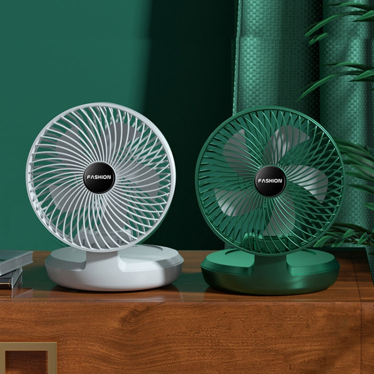 Folding Office Desktop Household Portable Small Fan, Size: 8 inch(Green USB Direct Plug) - Electric Fans by PMC TechLife | Online Shopping South Africa | PMC TechLife | Buy Now Pay Later Mobicred