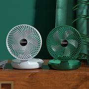 Folding Office Desktop Household Portable Small Fan, Size: 8 inch(White USB Direct Plug)