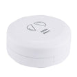 Double-layer Round Eight Grids Portable Medicine Box with Cutter(White) - free shipping - PMC TechLife - Order now!