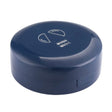 Double-layer Round Eight Grids Portable Medicine Box with Cutter(Blue) - free shipping - PMC TechLife - Order now!