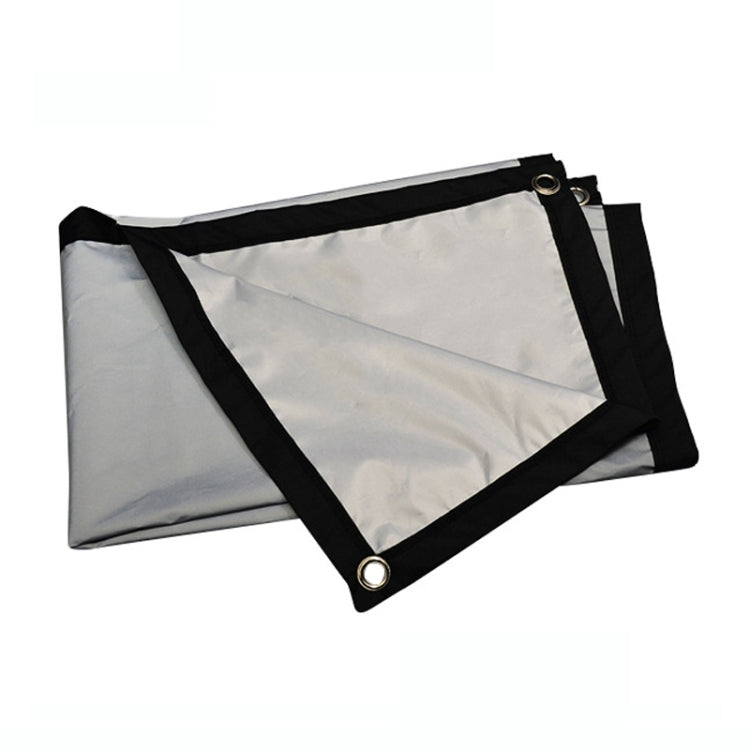 Folding Metal Anti-Light HD Projection Curtain, Size: 72 inch 16:9 159x90cm Punch Black Border - Film Curtains by PMC TechLife | Online Shopping South Africa | PMC TechLife | Buy Now Pay Later Mobicred
