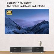 Folding Metal Anti-Light HD Projection Curtain, Size: 120 inch 16:9 266x148cm Punch Black Border