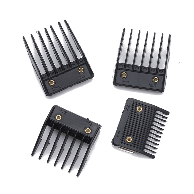 4 In 1 Hair Clipper Limit Comb Barber Tool Accessories(Black) - free shipping - PMC TechLife - Order now!