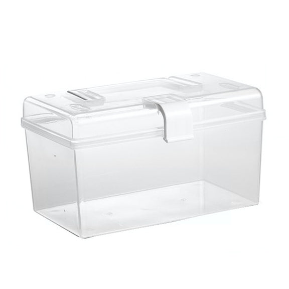 Portable Medicine Box Home Medicine Plastic Storage Box, Style: High Small