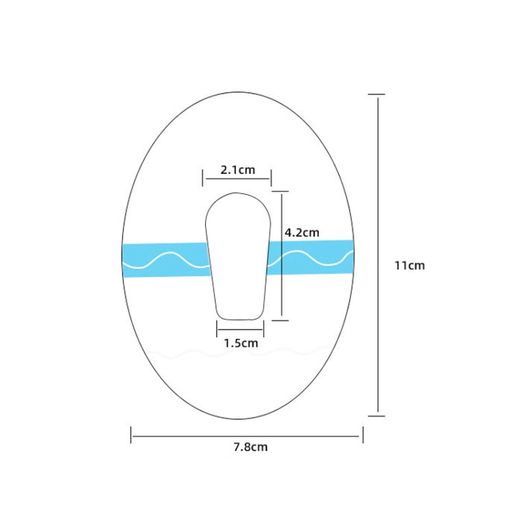 10 PCS 048 Blood Glucose Monitoring Probe Stickers Sweat-proof Sensor Adhesive Patch(Transparent) - Others by PMC TechLife | Online Shopping South Africa | PMC TechLife