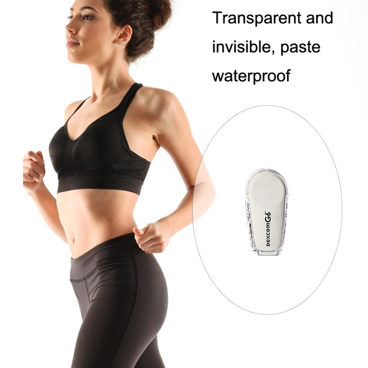 10 PCS 048 Blood Glucose Monitoring Probe Stickers Sweat-proof Sensor Adhesive Patch(Transparent) - Others by PMC TechLife | Online Shopping South Africa | PMC TechLife