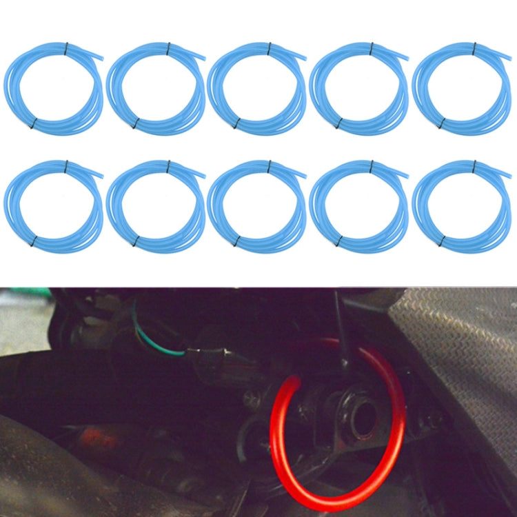 10PCS Motorcycle Modification Oil Pipe Rubber Gasoline Pipe, Length: 1m(Blue) - oil tank tubes & oil pumps by PMC TechLife | Online Shopping South Africa | PMC TechLife | Buy Now Pay Later Mobicred