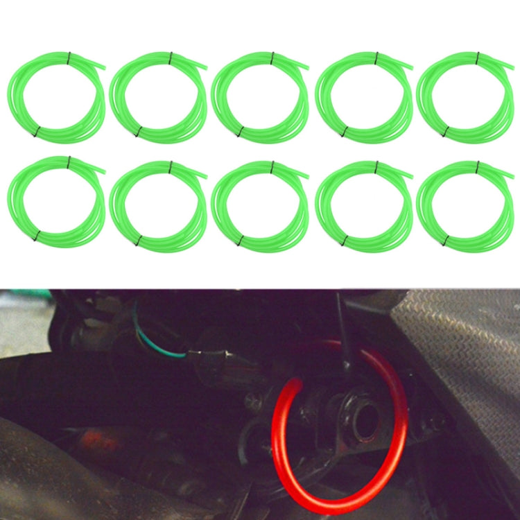 10PCS Motorcycle Modification Oil Pipe Rubber Gasoline Pipe, Length: 1m(Green) - oil tank tubes & oil pumps by PMC TechLife | Online Shopping South Africa | PMC TechLife | Buy Now Pay Later Mobicred