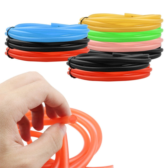 10PCS Motorcycle Modification Oil Pipe Rubber Gasoline Pipe, Length: 1m(Green)