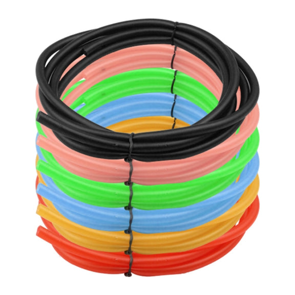 10PCS Motorcycle Modification Oil Pipe Rubber Gasoline Pipe, Length: 1m(Green)