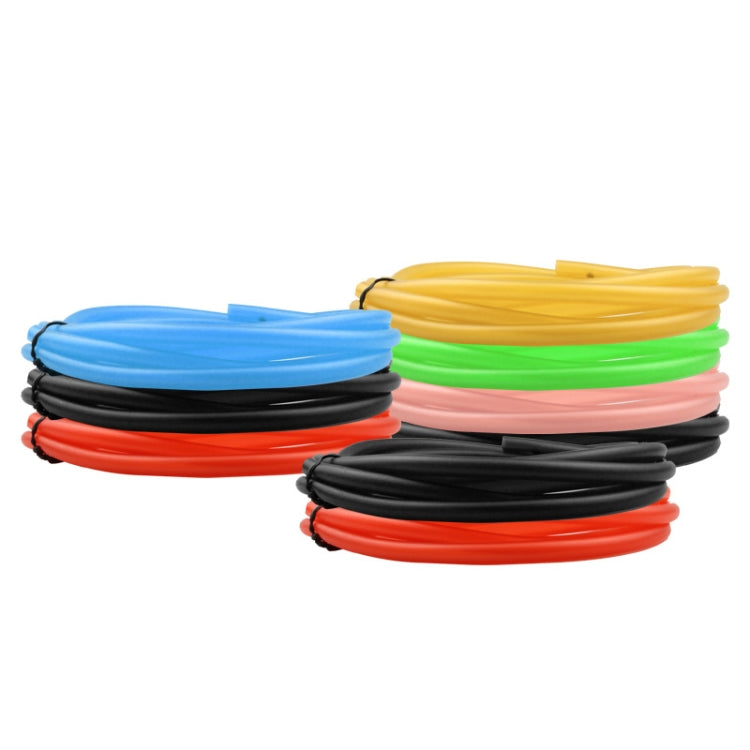 10PCS Motorcycle Modification Oil Pipe Rubber Gasoline Pipe, Length: 1m(Green)