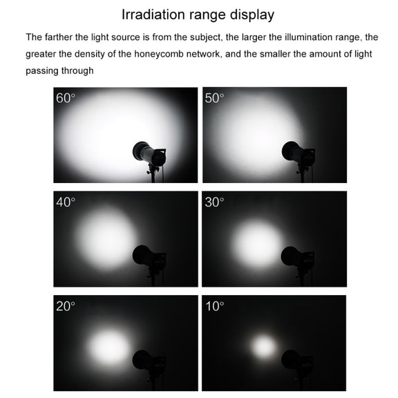 GODOX SN1002 Honeycomb Mesh Reflector Light Effect Accessory For 17cm Standard Cover, Density: 60��