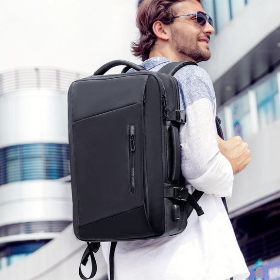 Mark Ryden 17.3 Inch Men Large Capacity Oxford Cloth Computer Backpack,Style: Raincoat Style