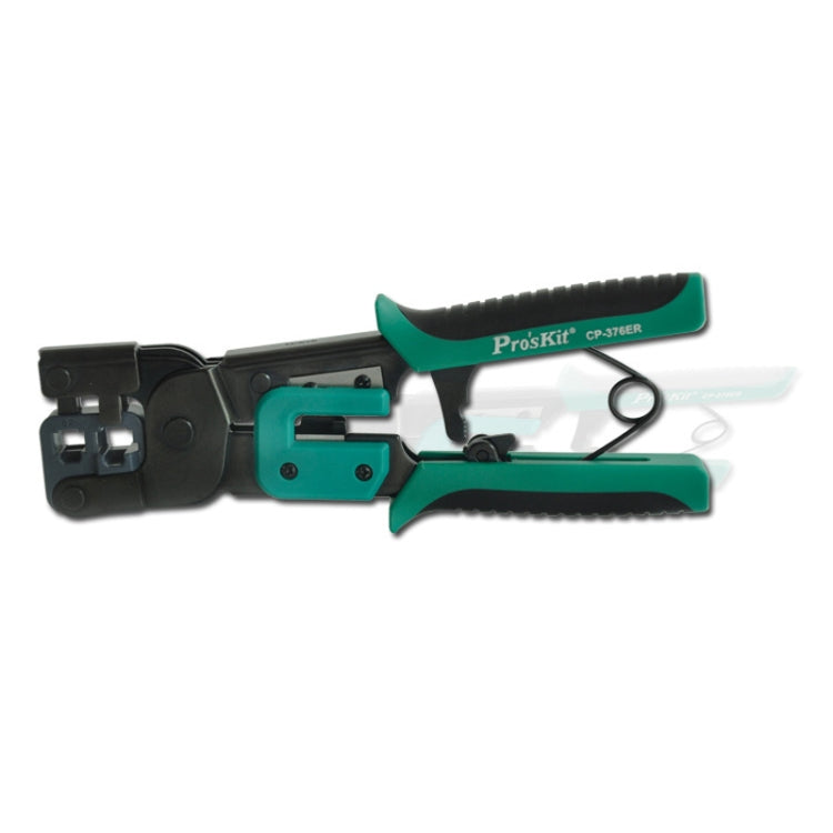 ProsKit Dual-purpose 6/8P Iron Handle Network Ratchet Crimping Plier(CP-376ER) - free shipping - PMC Jewellery - Order now!