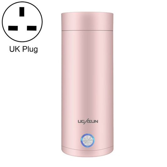 UGASUN Travel Portable Mini Electric Heated Water Cup, Color: UK Plug (Pink) - free shipping - PMC Jewellery - Order now!