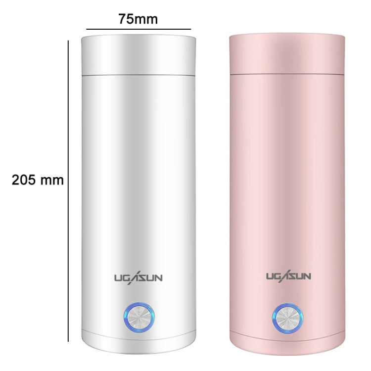 UGASUN Travel Portable Mini Electric Heated Water Cup, Color: US Plug (Pink) - free shipping - PMC TechLife - Order now!