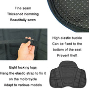 Shock Absorption Heat Insulation Breathable Motorcycle Seat Cushion, Style: Butterfly Type