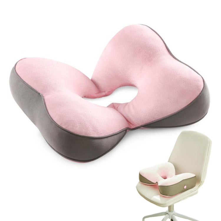 FANNIS Butterfly Office Hip Support Memory Foam Cushion, Size: 41x33x8cm(Pink) - Cushions & Pillows by FANNIS | Online Shopping South Africa | PMC TechLife | Buy Now Pay Later Mobicred