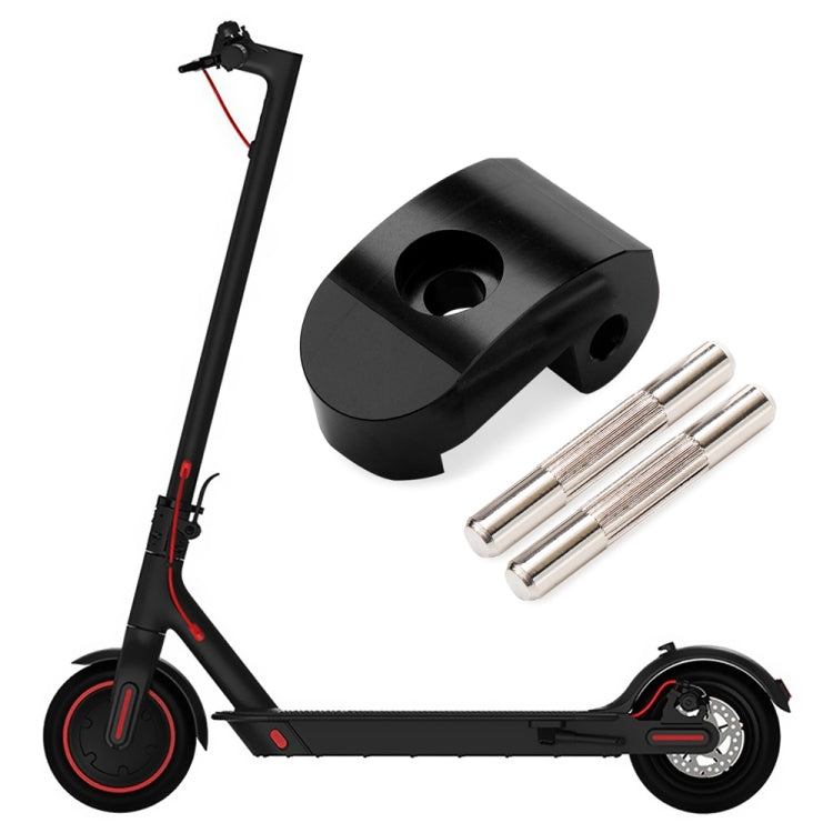 High-density Alloy Steel Electric Scooter Folding Hook for Xiaomi M365 / Pro,Style: Black+2 Dowel - Accessories & Parts by PMc TechLife | Online Shopping South Africa | PMc TechLife | Buy Now Pay Later Mobicred
