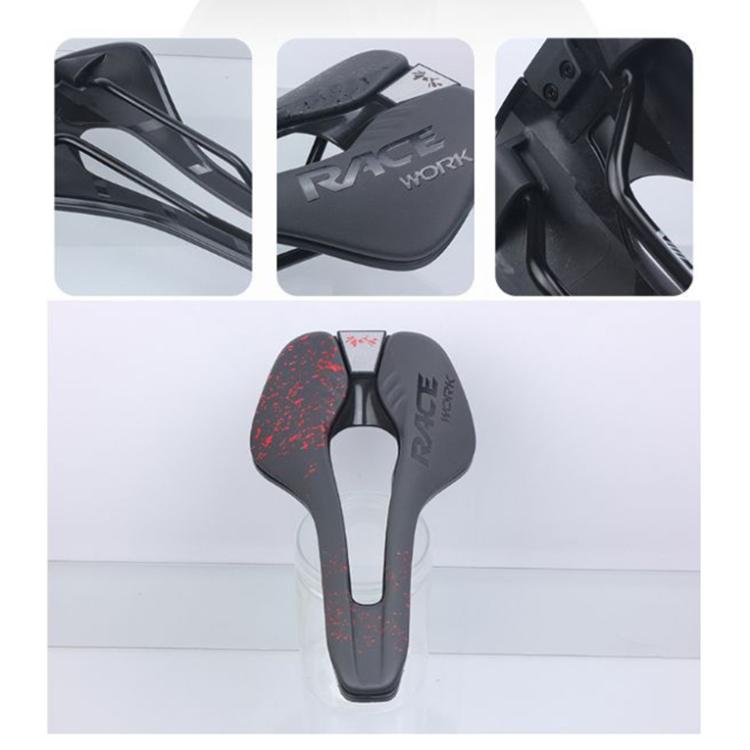 RACEWORK RK068 Mountain Bike Microfiber Leather Seat Cushion(Black) - free shipping - PMc TechLife - Order now!