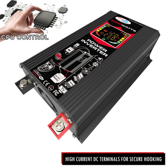 Tang 3 Generations Home Solar Generator Inverter+30A Controller+18W 12V Solar Panel, Specification: Black 12V To 110V