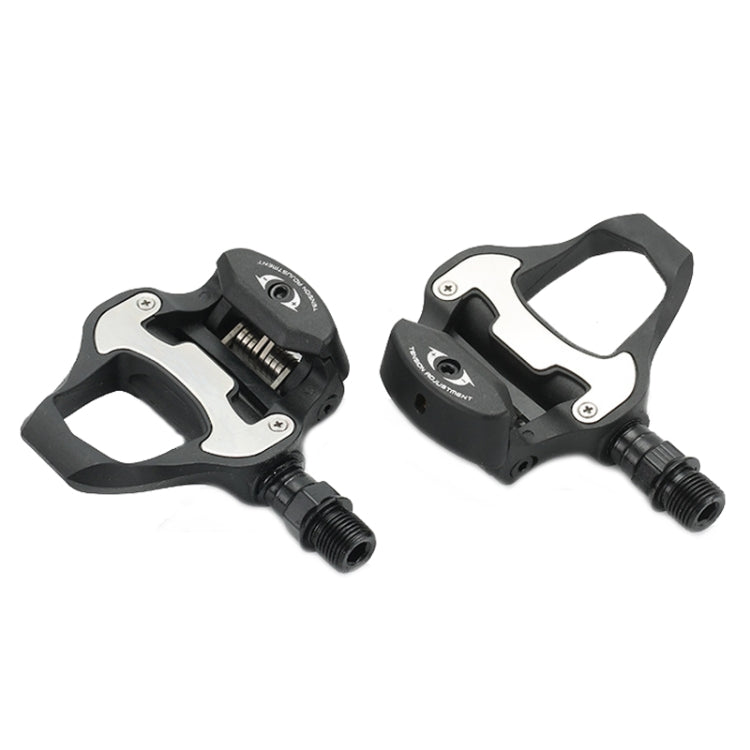 RACEWORK 01455 Road Bike Self-locking Pedals(Black) - Pedals by PMc TechLife | Online Shopping South Africa | PMc TechLife | Buy Now Pay Later Mobicred