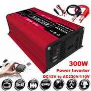 Zhi Zun Solar Power System Inverters+30A Controller+18W 18V Solar Panel, Specification: Black 12V To 220V