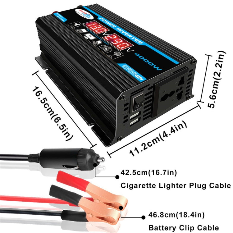 Solar Power System Inverter 30A Controller+18W 12V Solar Panel, Specification: Black 12V To 110V - Charger by PMC TechLife | Online Shopping South Africa | PMC TechLife | Buy Now Pay Later Mobicred