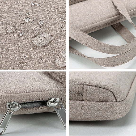 ST13 Water-resistant and Wear-resistant Laptop Bag, Size: 13.3 inches(Khaki)