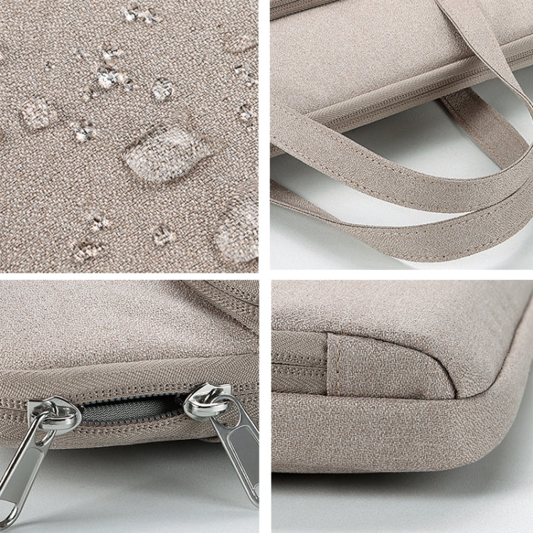 ST13 Water-resistant and Wear-resistant Laptop Bag, Size: 13.3 inches(Khaki)