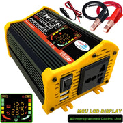 Saga 3 Generations Home Solar Generator Inverter+30A Controller+18W 12V Solar Panel, Specification: Black 12V To 110V
