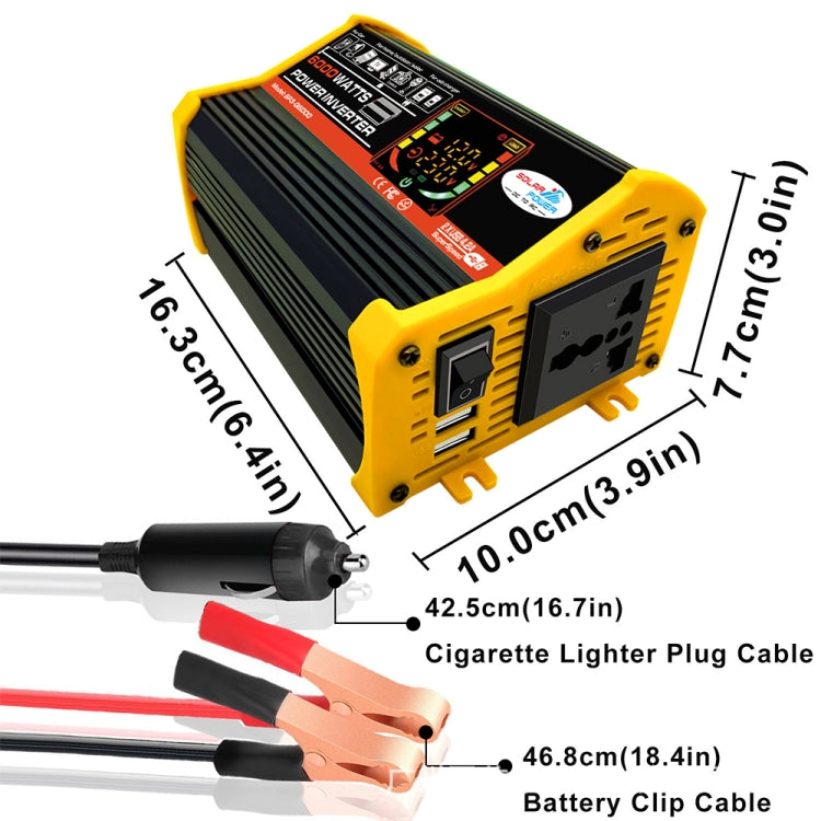 Saga 3 Generations Home Solar Generator Inverter+30A Controller+18W 12V Solar Panel, Specification: Black 12V To 110V