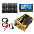 Saga Generation 2 Home Solar Generator Inverter+30A Controller+18W 12V Solar Panel, Specification: Black 12V To 110V - Modified Square Wave by PMC TechLife | Online Shopping South Africa | PMC TechLife | Buy Now Pay Later Mobicred